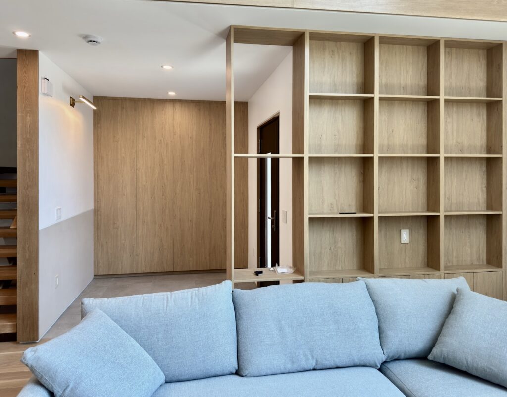 Hallway cabinets