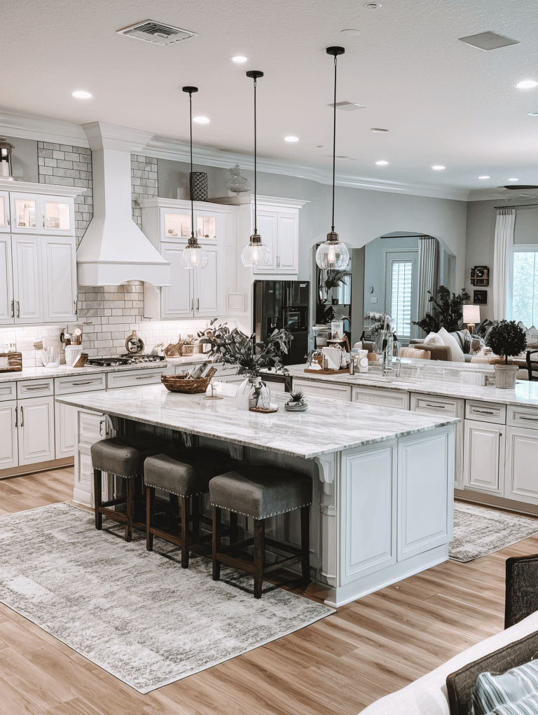 Finished kitchen with newly installed cabinets
