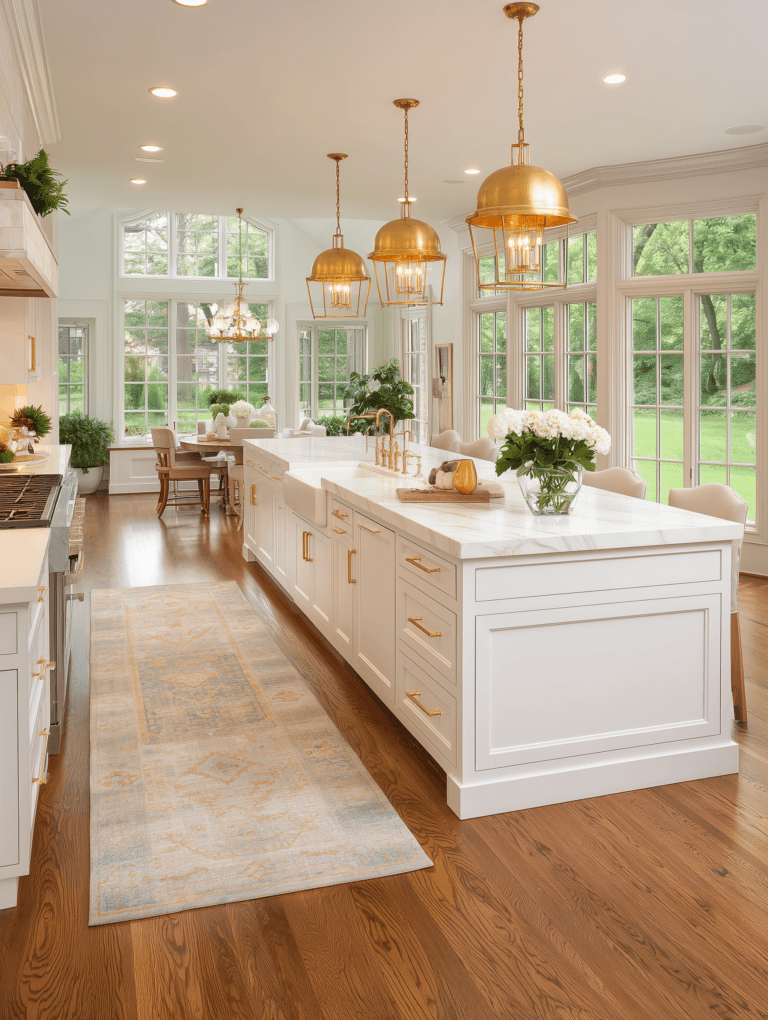 Finished kitchen with newly installed cabinets
